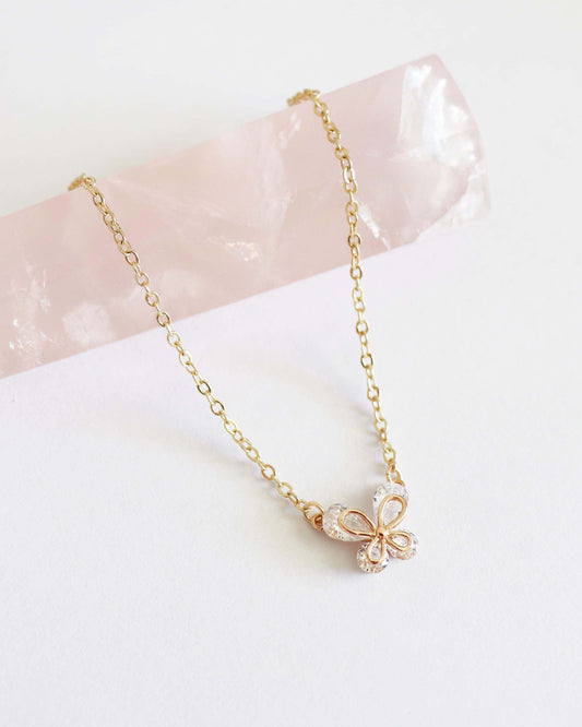Mari butterfly necklace